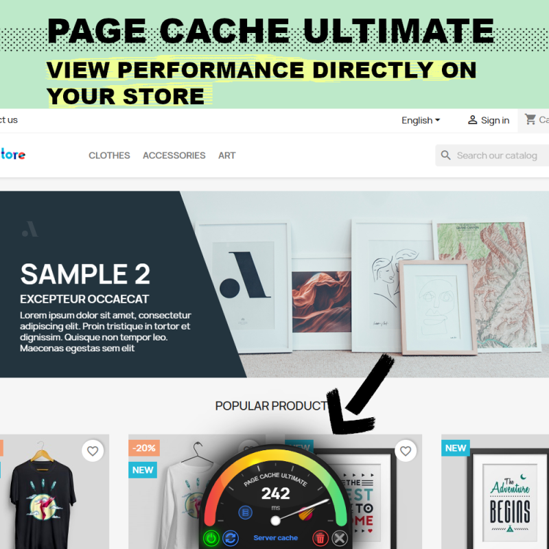 Page Cache beschleunigt Ihren Prestashop-Shop